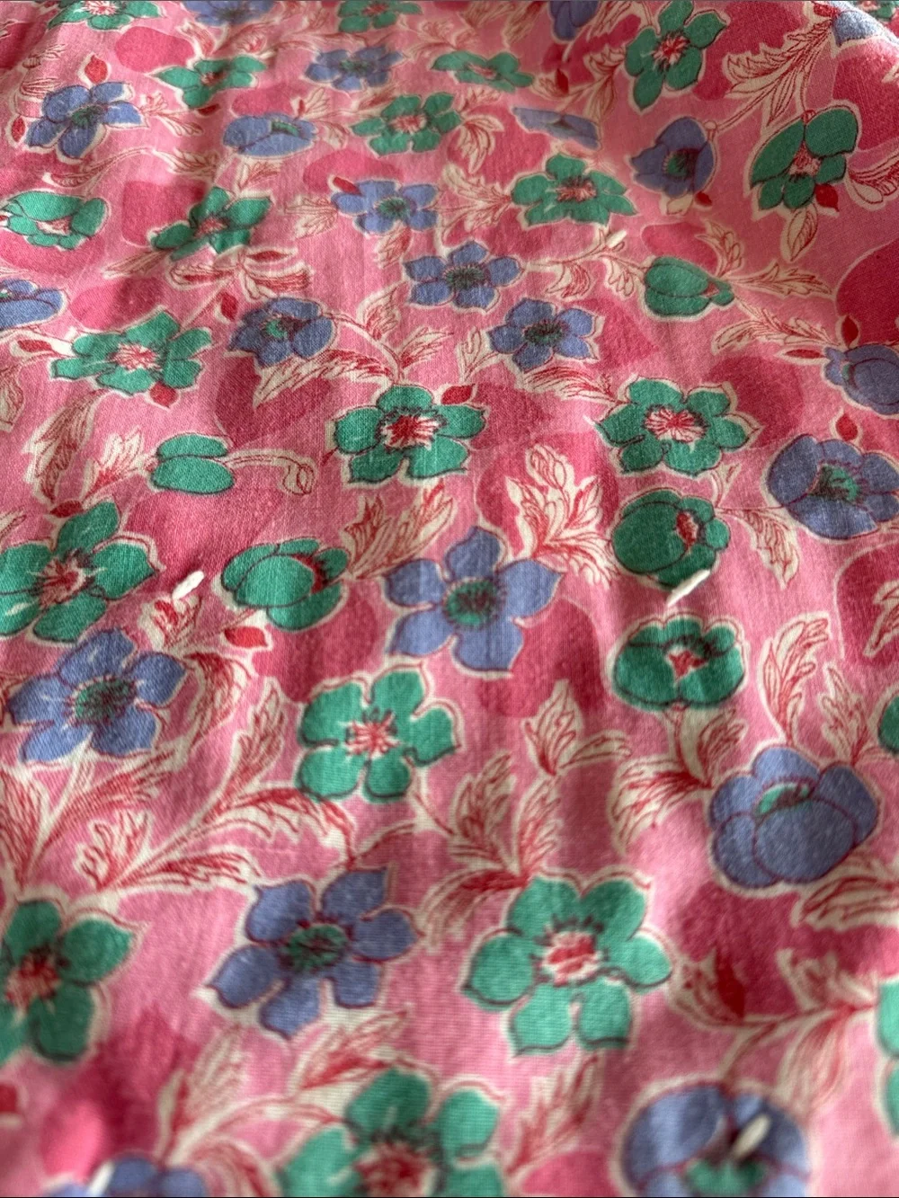 Vintage Handmade Patchwork Quilt - Multi-Color Cozy Bedspread